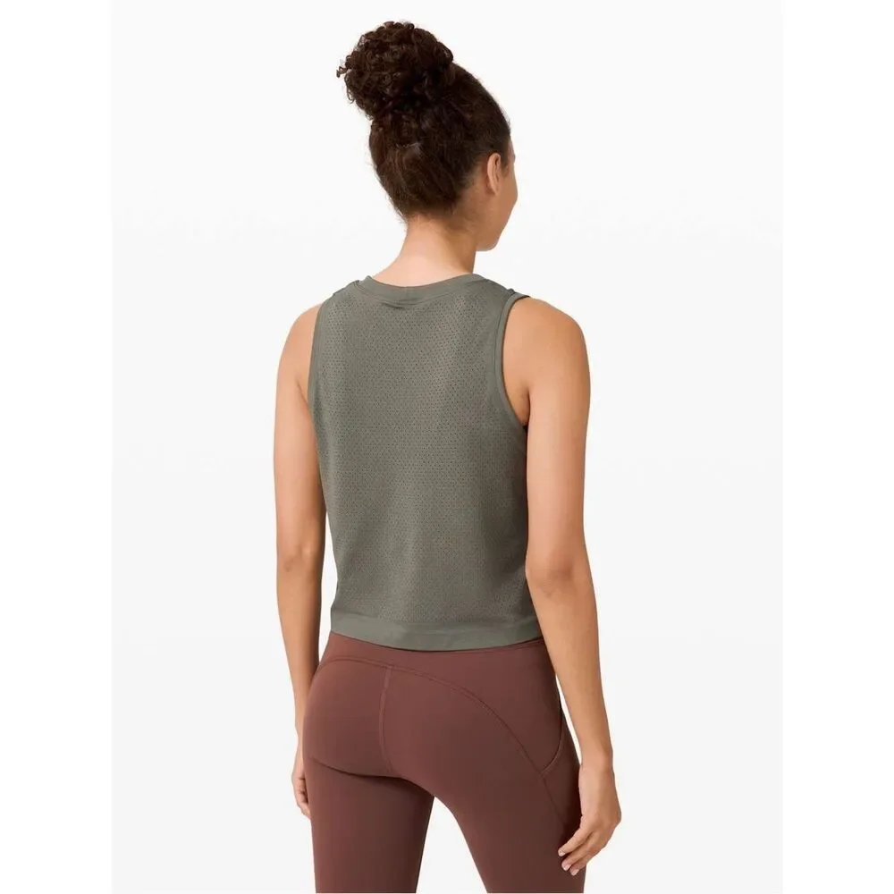 Lululemon Swiftly Breathe Crop Tank